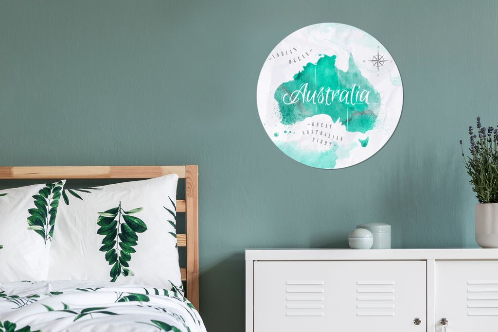 MuchoWow - Wand Kreis - Das Schlafzimmer - Die Bilder - Wandmalerei - Kunst für das Haus - das Plastik