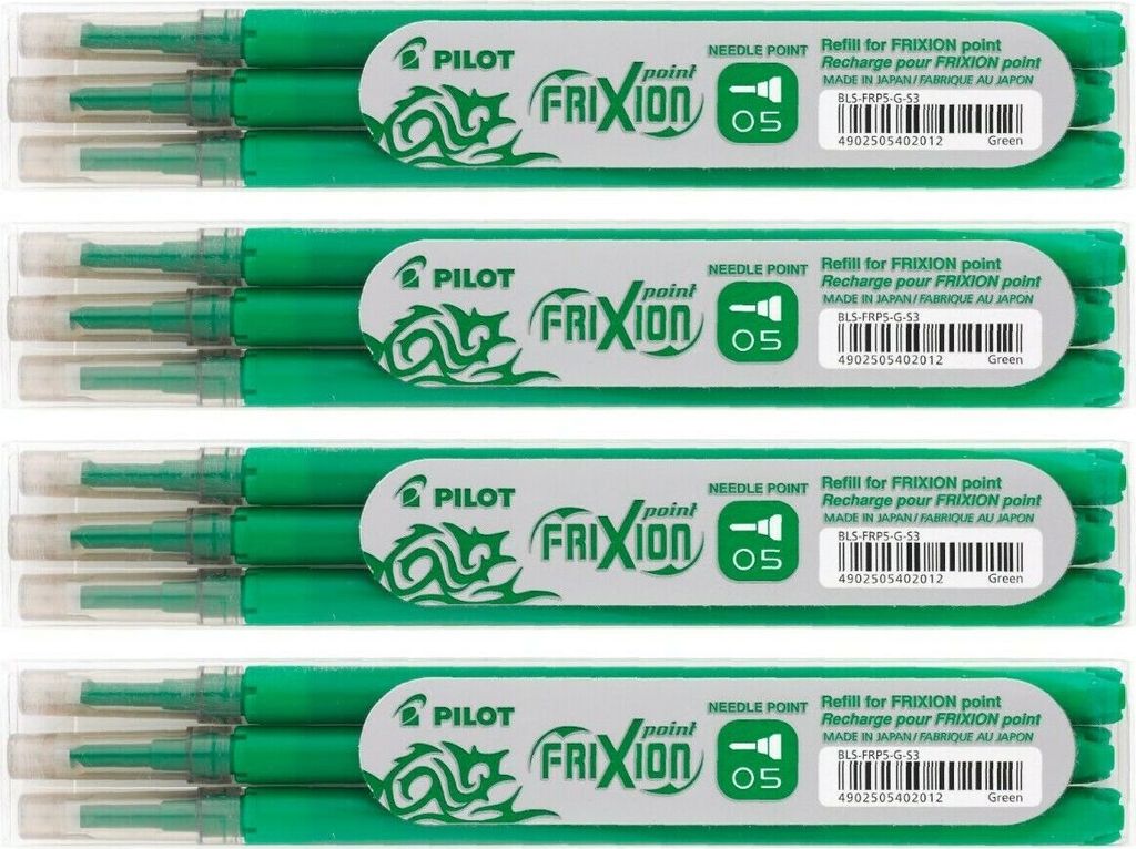 Pilot FriXion Point Ersatzminen 0.5 grün - 12er-Set
