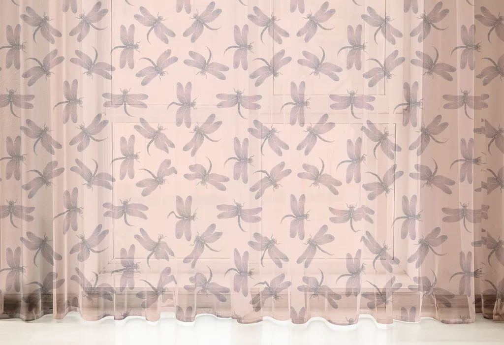 Grande Tenture Murale Décorative Libellule Violette pour la Chambre - 6