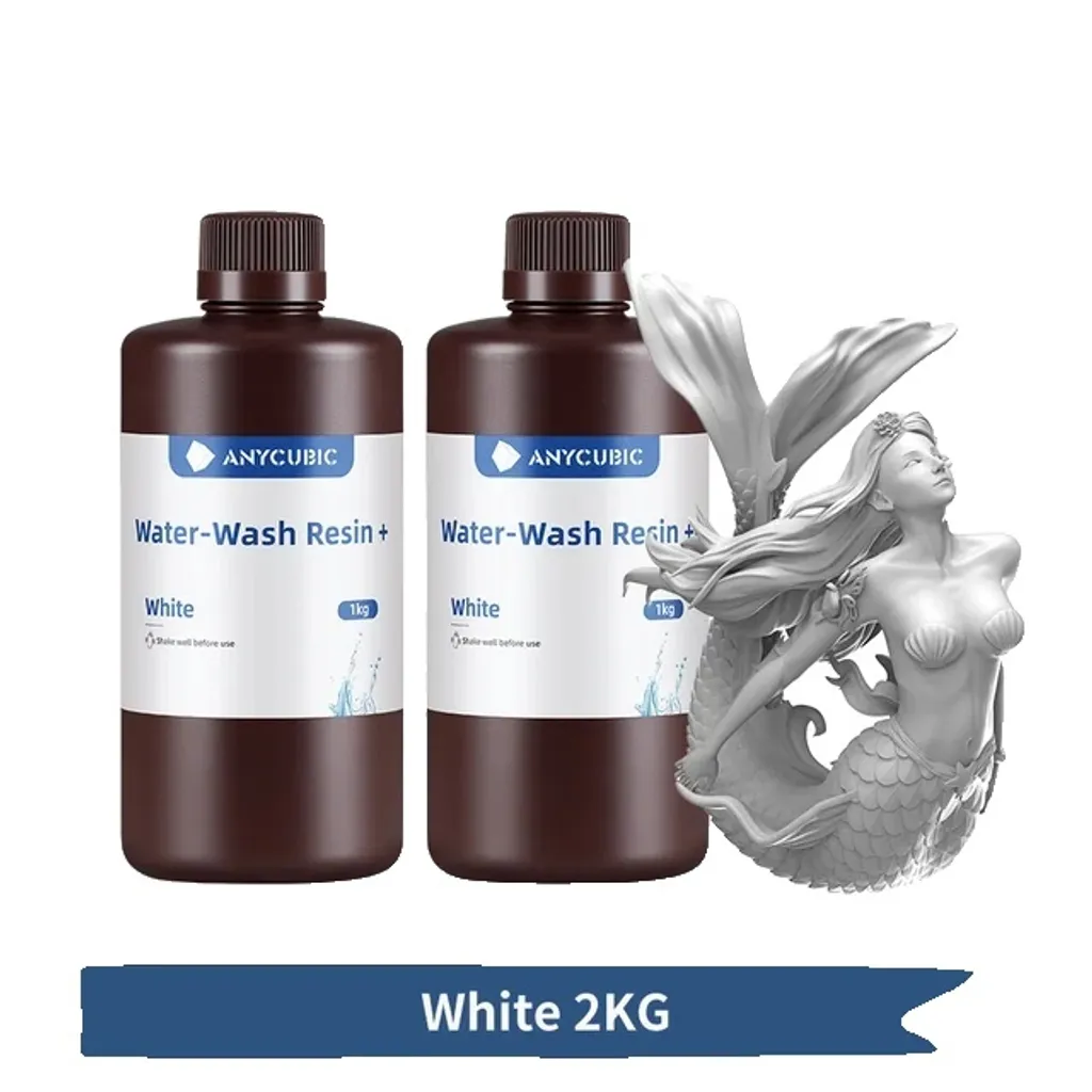 Résine Lavable à l'Eau Blanche 2kg : Fini l'Odeur et l'Alcool 3D
