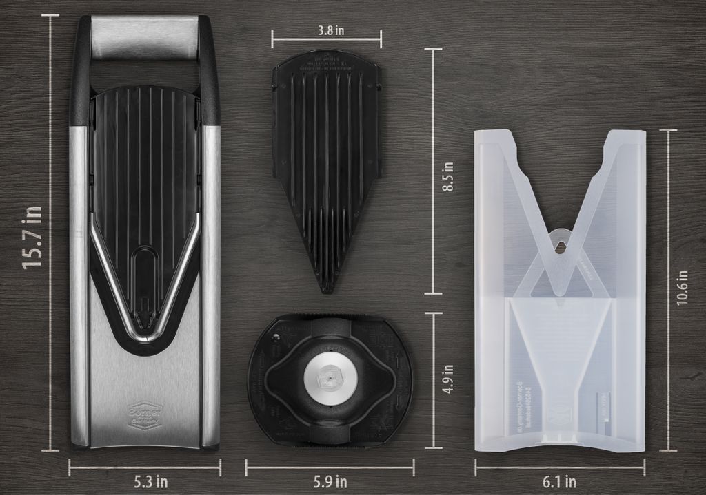 Börner V6 Hobel Exclusive Line, Edelstahl Produktbild 2