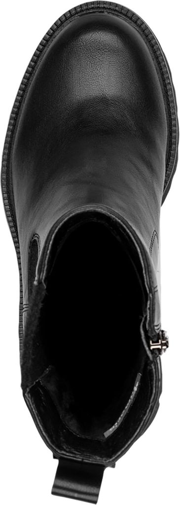 Tamaris Damen vegane Chelsea-Boots mit Reißverschluss Komfort 1-25432-45, Größe:42 EU, Farbe:Schwarz