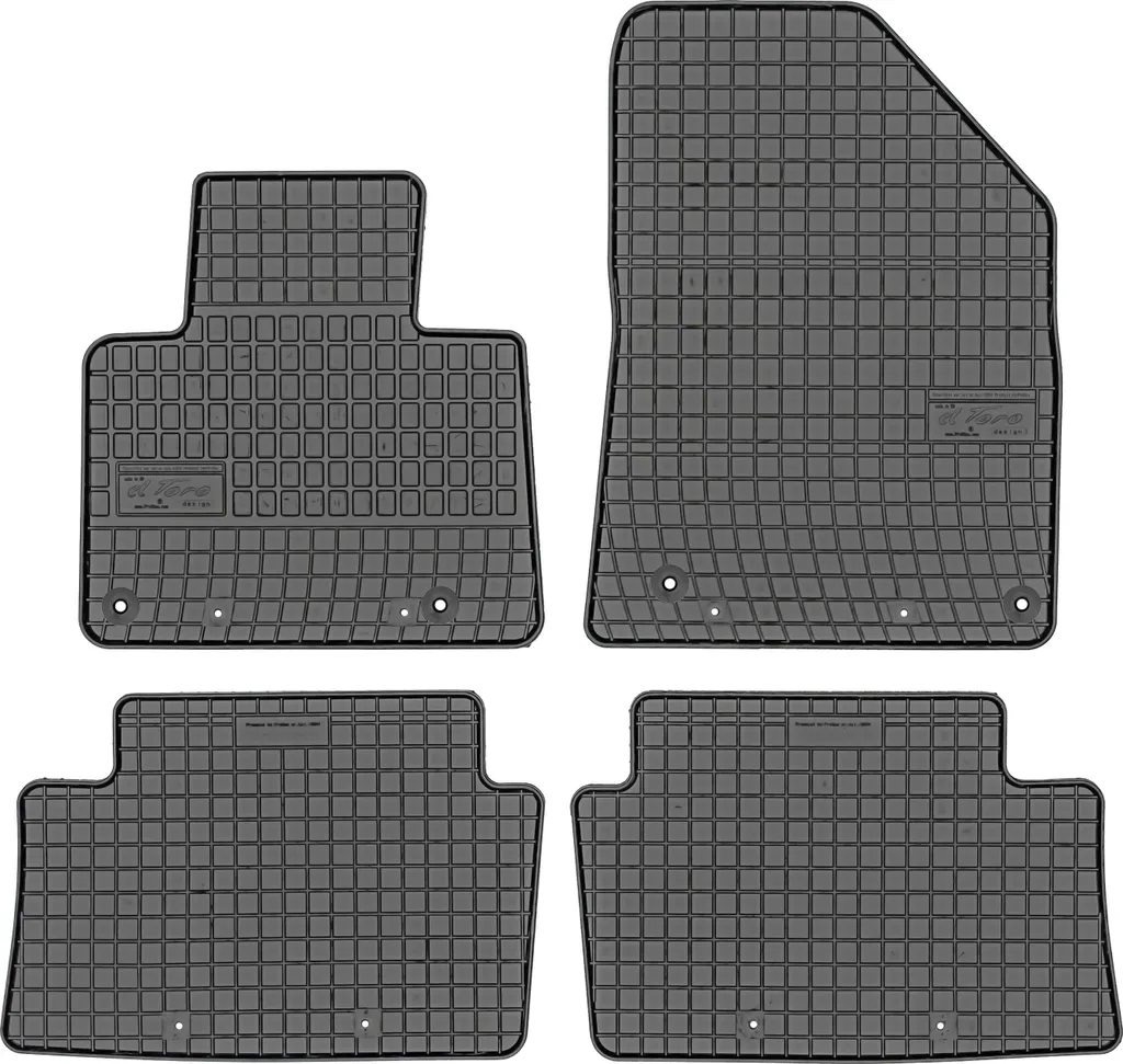 Tappetini in Gomma Citroen C5 II (08-17) - Frogum ET0644 Anteriori