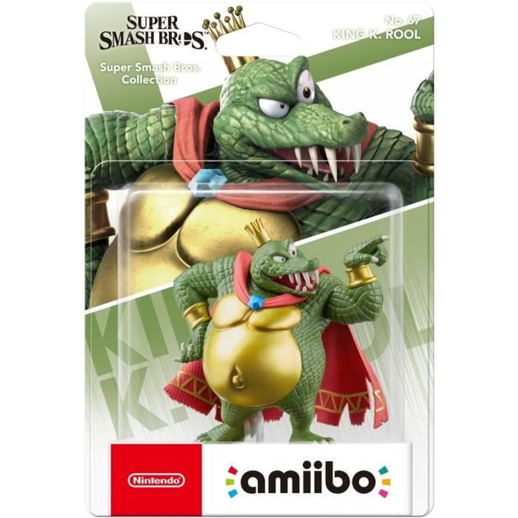 Figur Amiibo N ° 67 König K. Rool Sammlung Super Smash Bros