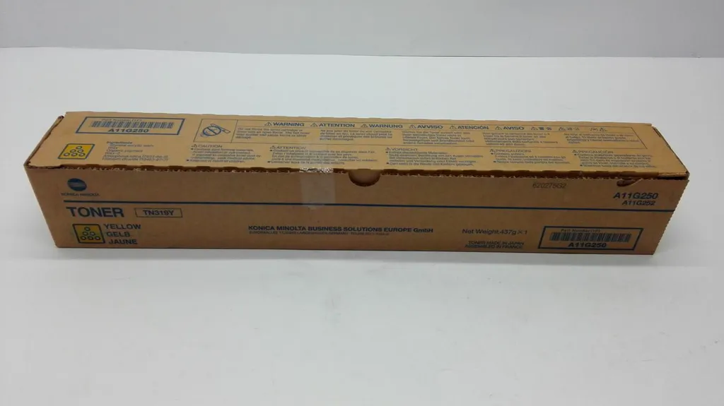 Cartouche de Toner Jaune TN319Y A11G250 pour Imprimante Konica Minolta