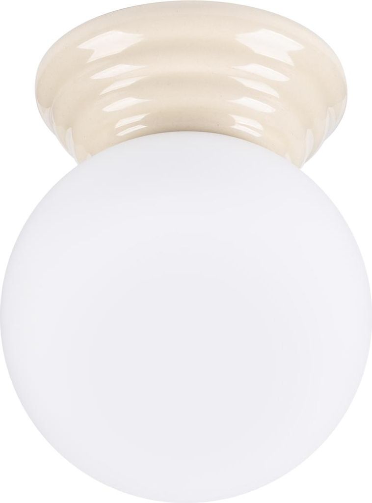 Plafond ZORI beige IP44 1xG9 8W glasierte Keramik/Glas 12x16x12cm Sollux Lighting