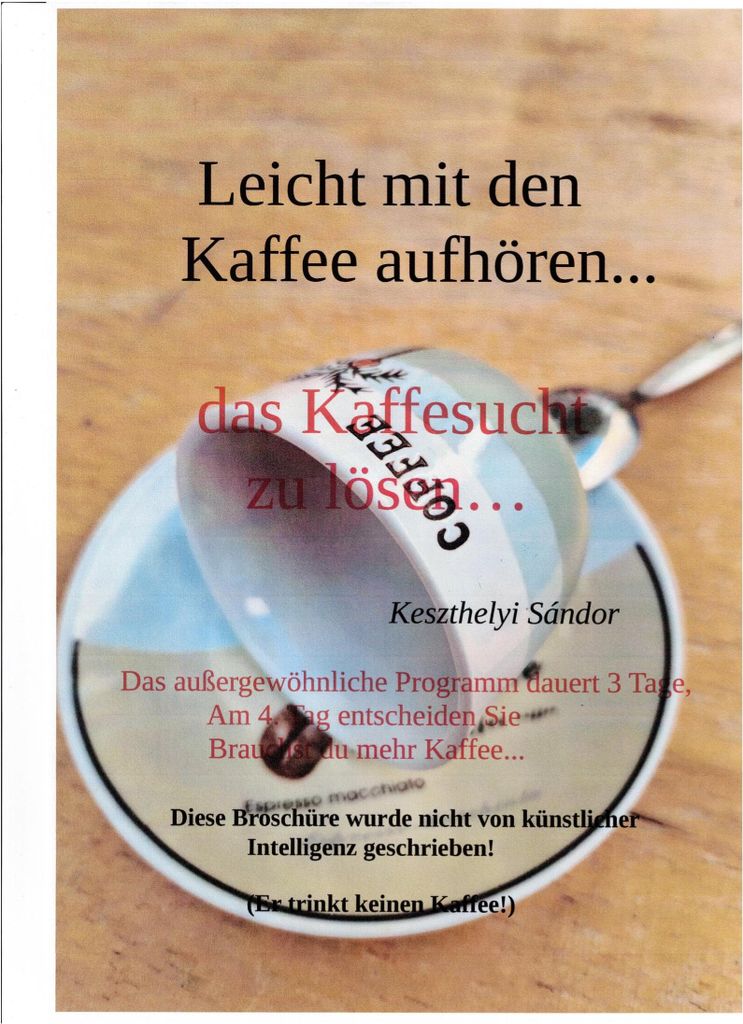 leicht mit den kaffee aufhören