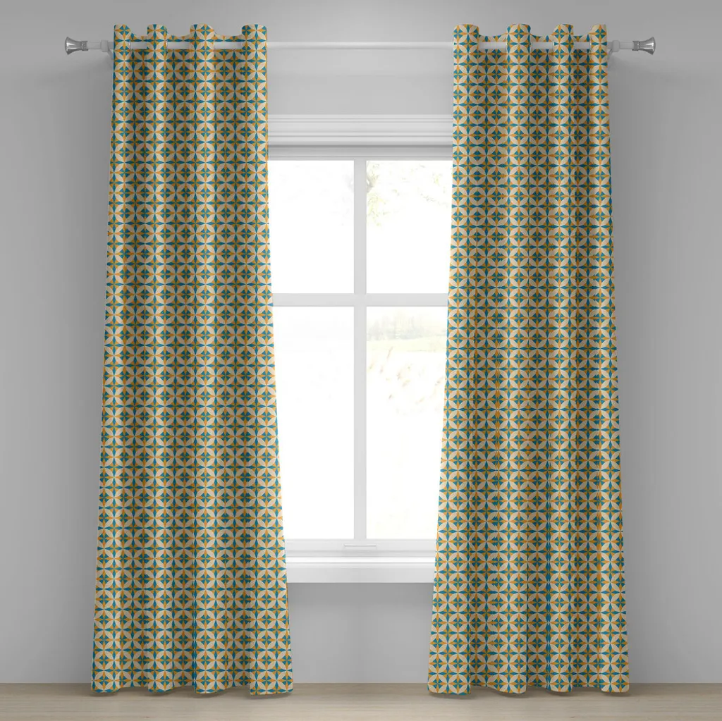 Tende Moderne ABAKUHAUS 280x175 cm - Stile Origami e Retrò Vintage