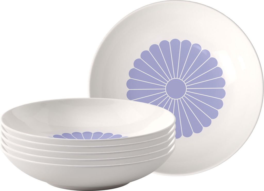 Villeroy & Boch Fleur Bleu Pastaschale ø 24 cm 6er Set