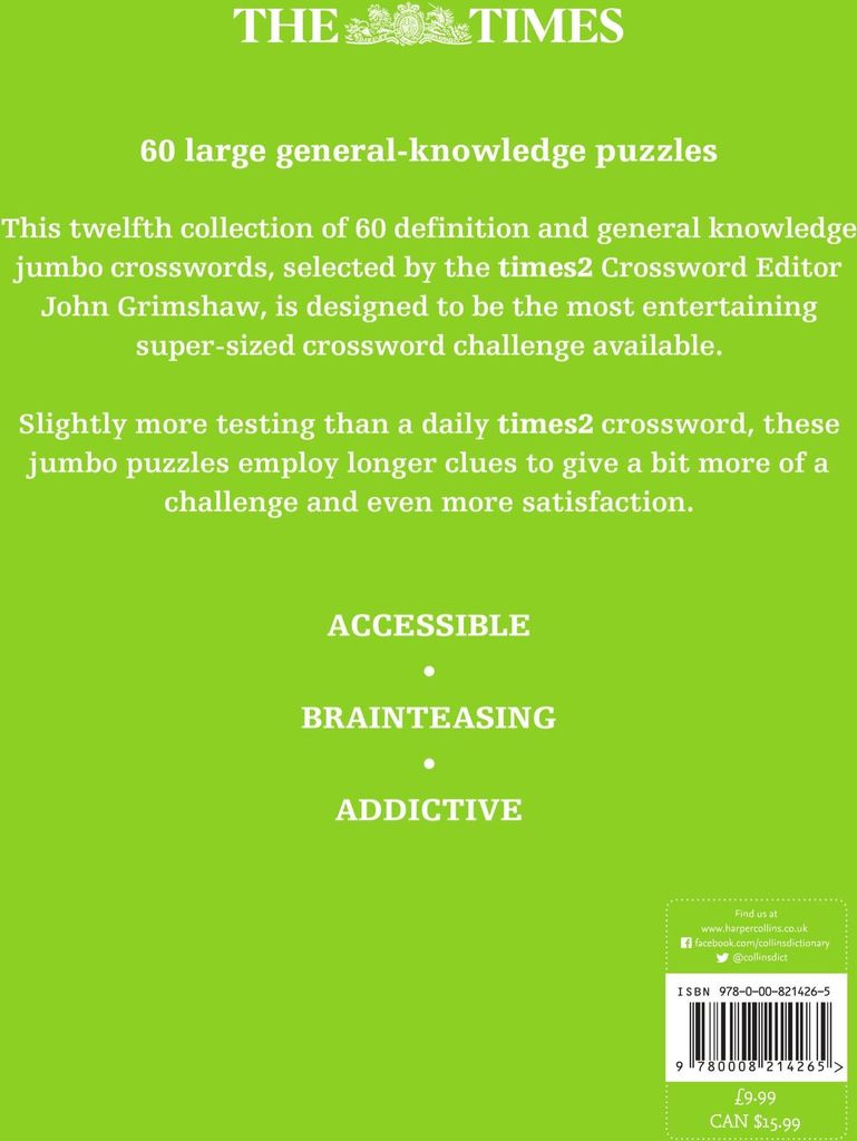 The Times 2 Jumbo Crossword Book 12