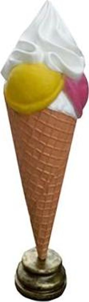 Ice Cream Eisdiele Wand Dekoration Figuren Gastronomie Aufsteller 130cm Neu