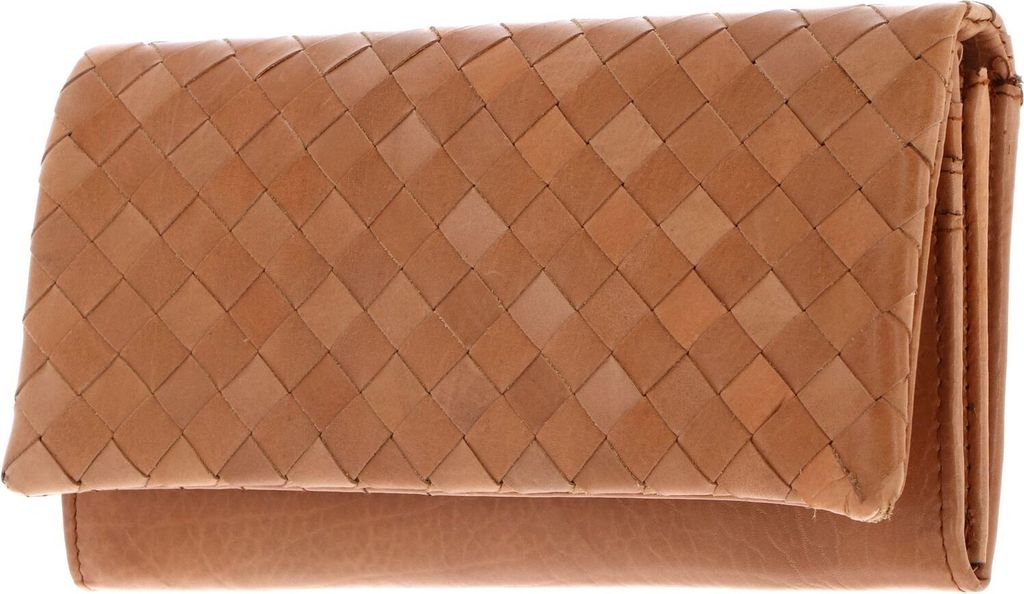 bruno banani Leder Geldbörse Wallet Cognac hellbraun