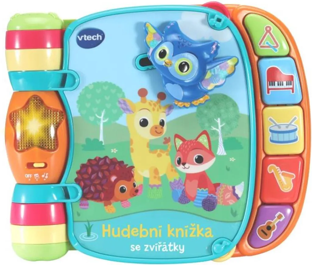 Livre de musique Vtech animaux CZ - Éveiller bébé et l'occuper sans écran