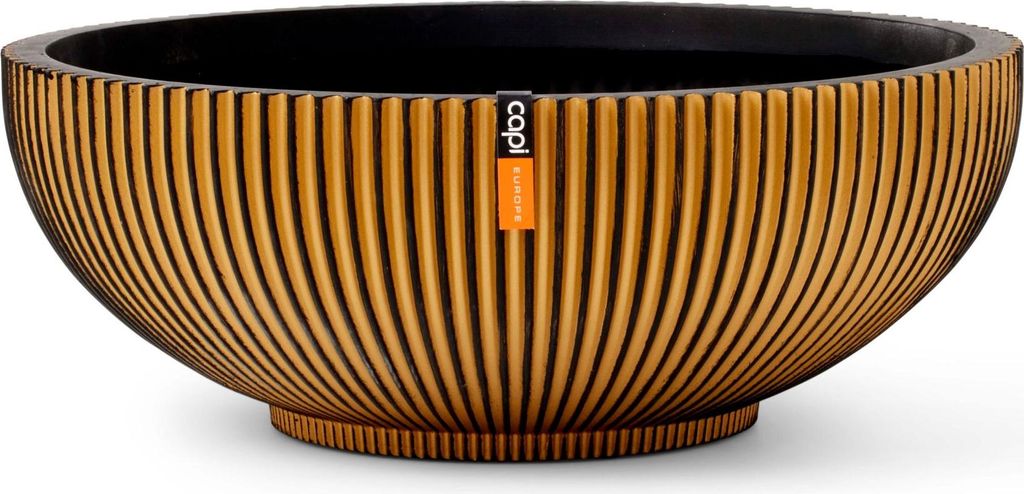 Capi Europe - Schale Groove Indoor - Goud - 40x15 Productafbeelding 