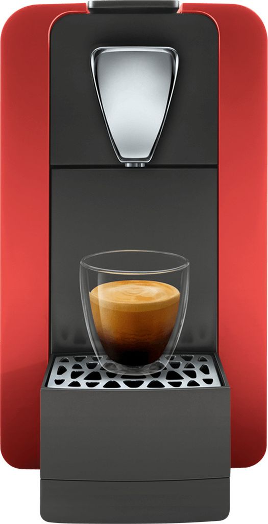 Cremesso Compact One II Glossy Red - Kaffeekapselmaschine Produktbild 