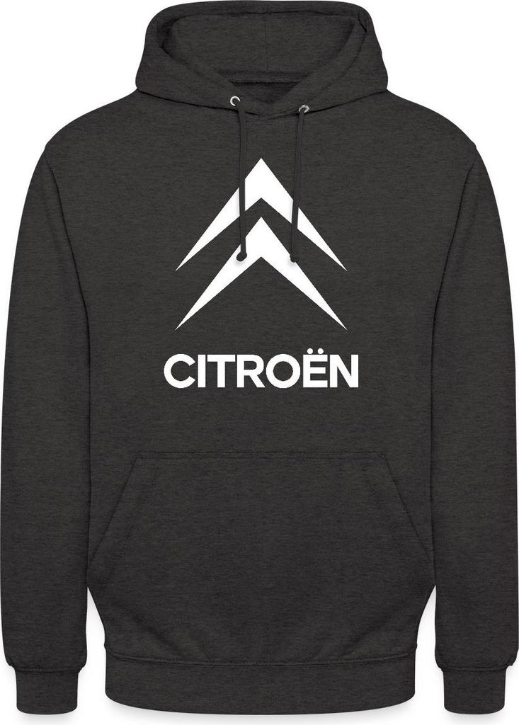 Spreadshirt Citroën Logo Uni Hoodie, L, Anthrazit