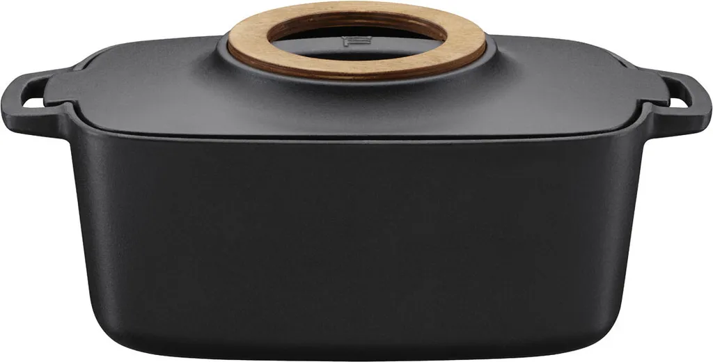 Fiskars Norden Cocotte en fonte ovale 5L Noir mat pour tous feux