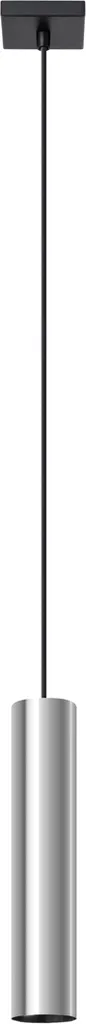 Lampada Sospensione BELLIX 1 GU10 Cromo Lumilo 110cm | Design Moderno