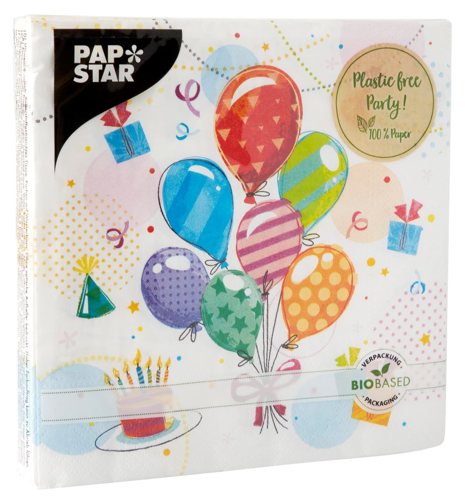 Papstar Servietten Fete 20er Produktbild 