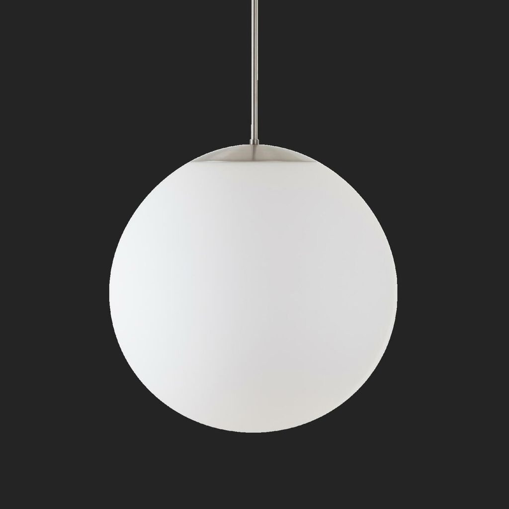 OSMONT ADR72559 ADRIA P4 HP Hängeleuchte aus Edelstahl gebürstet / weiß IP40 4000 K 58W LED Notbeleuchtung kombiniert 3 h