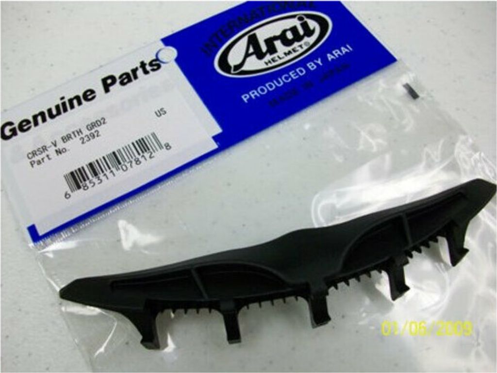 ARAI RX-7 GP Breath Guard - Black Image du produit 