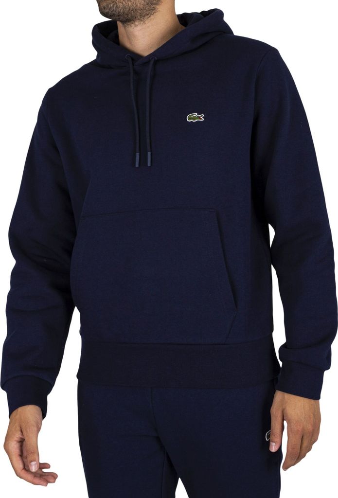 Lacoste Logo Pullover Hoodie, Blau M Produktbild 