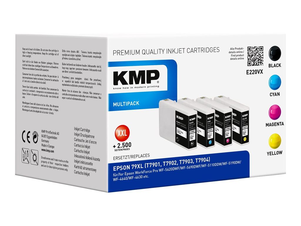 Patrone Epson 79XL (T7901)         comp. Vorteilspack Productafbeelding 