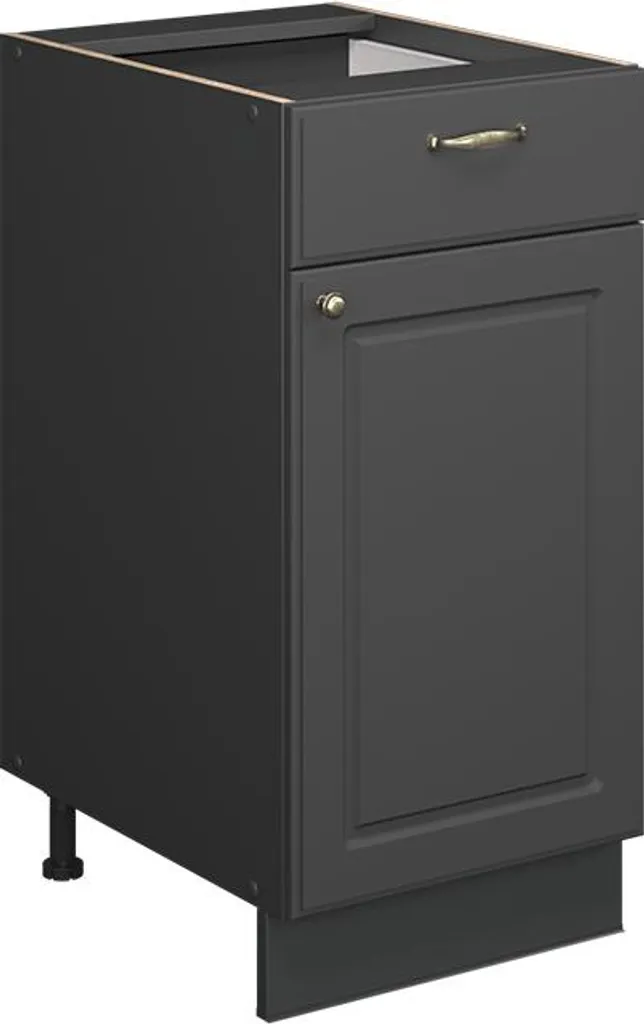 Vicco Mobiletto Base Fame-Line 40 cm - Antracite Oro Senza Top