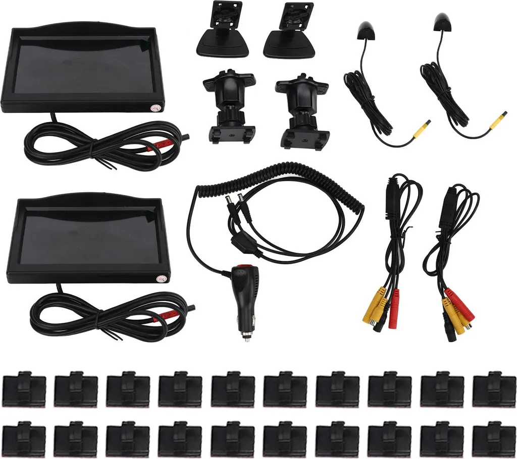 Caméra latérale étanche IP67 avec moniteur LCD 5 pouces 12V 24V robuste
