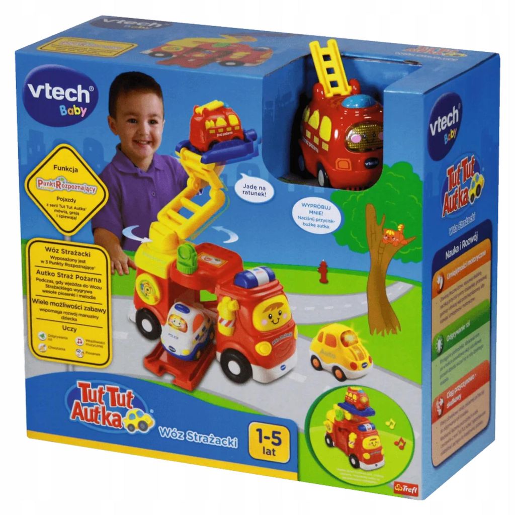Tut Tut Cars Velké hasičské auto 60810 VTECH p4 Obrázek produktu 