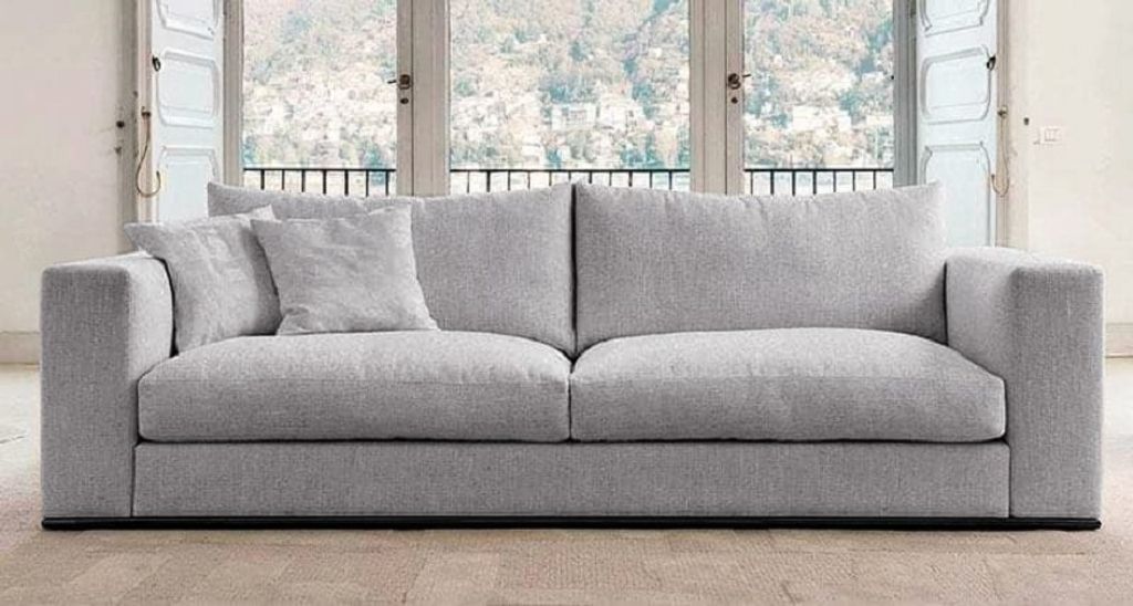 MAKLESA Zweisitzer-Schlafsofa - grau