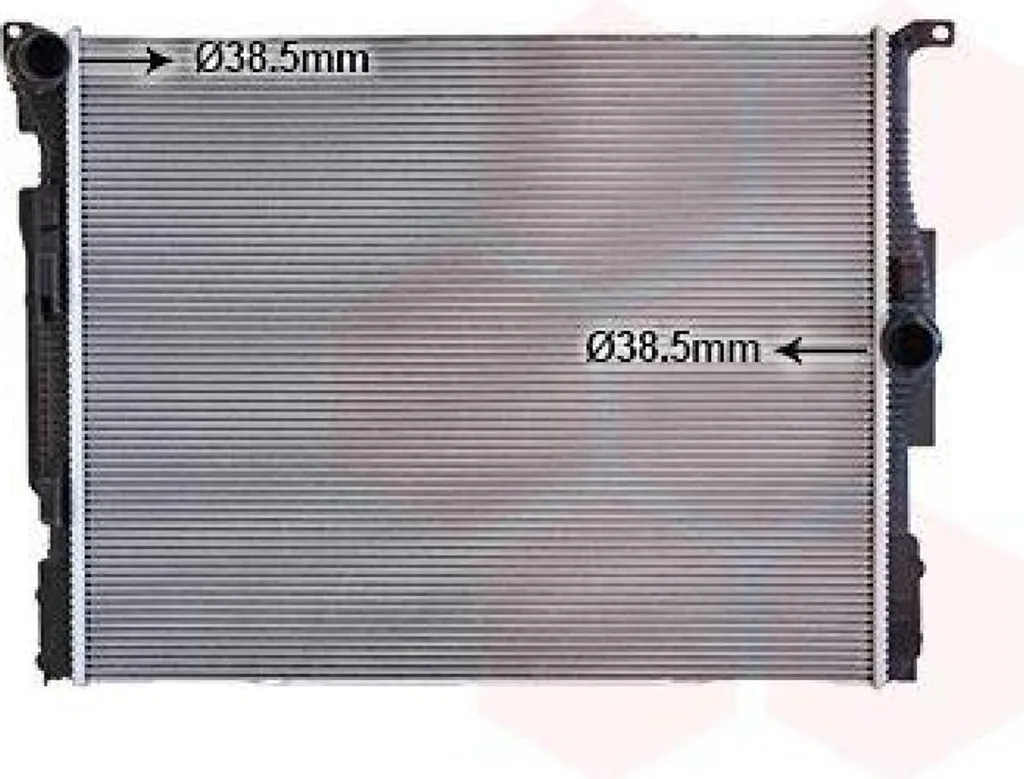Radiateur de refroidissement VAN WEZEL 06012731 robuste en aluminium