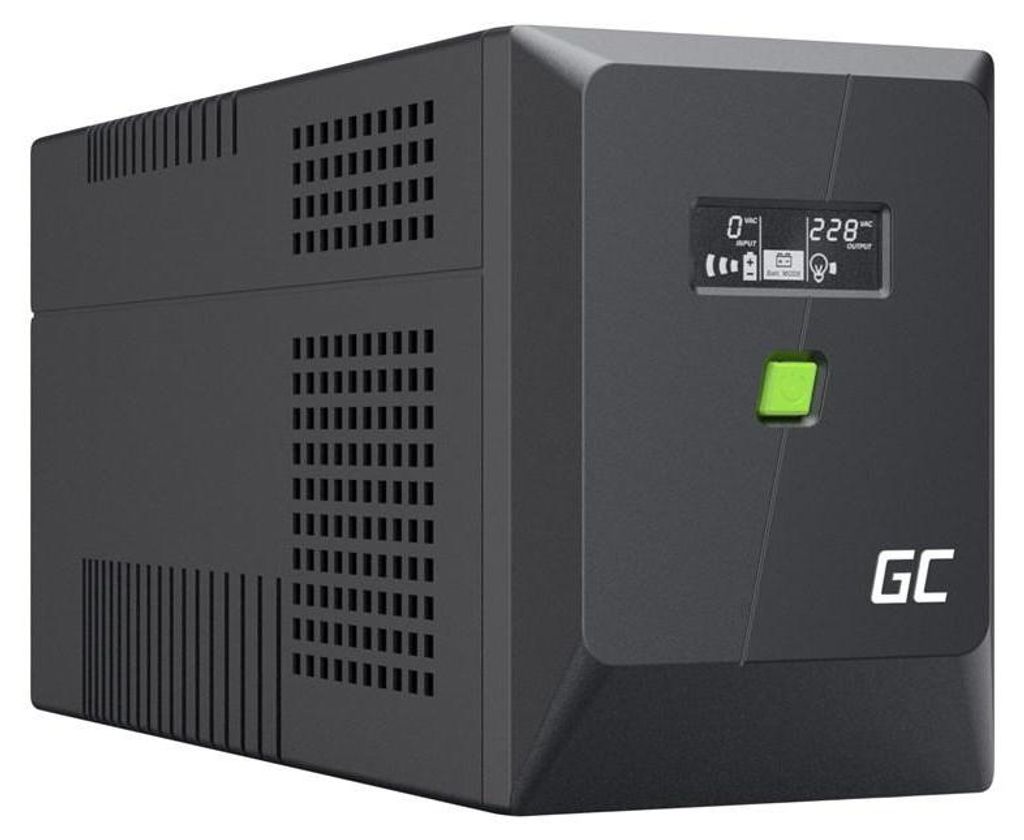 Green Cell Unterbrechungsfreie Stromversorgung (USV) Line-Interaktiv 2 kVA 1200 W 4 AC-Ausgänge