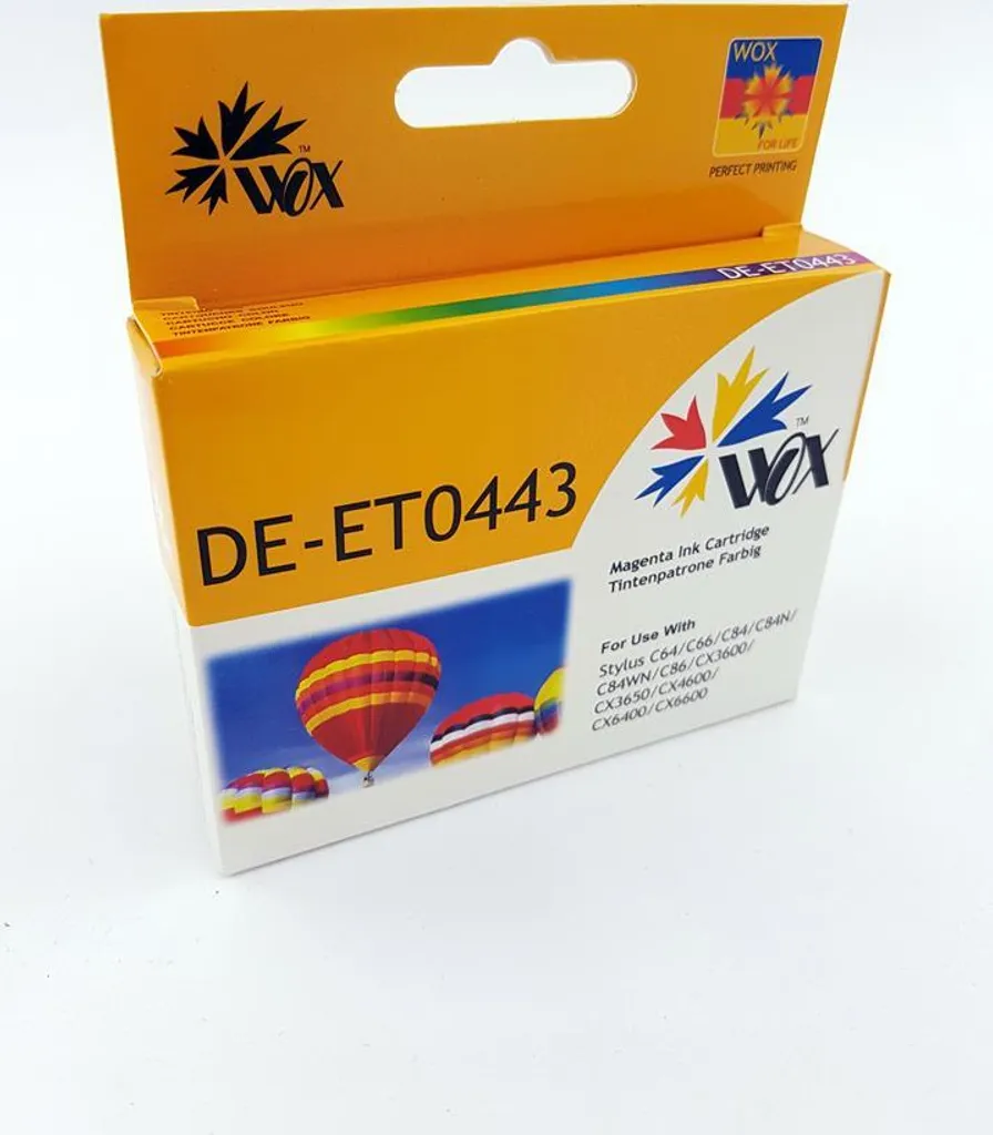 Inchiostro Wox Magenta EPSON T0443 Sostituzione C13T04434010