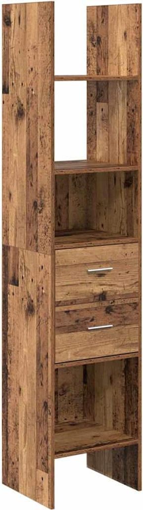 Bücherregal Altholz 40 x 35 x 180 cm Holzwerkstoff