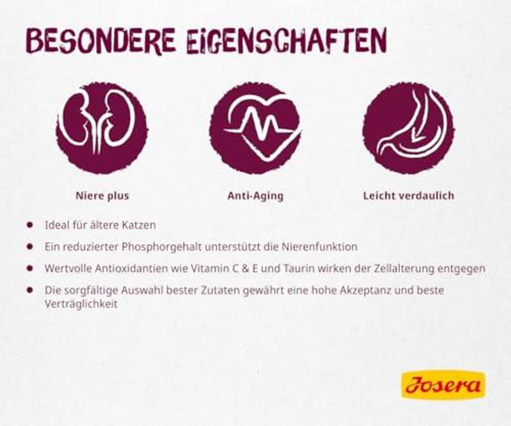 Josera 9702 Katzen-Trockenfutter 2 kg Adult Geflügel Reis