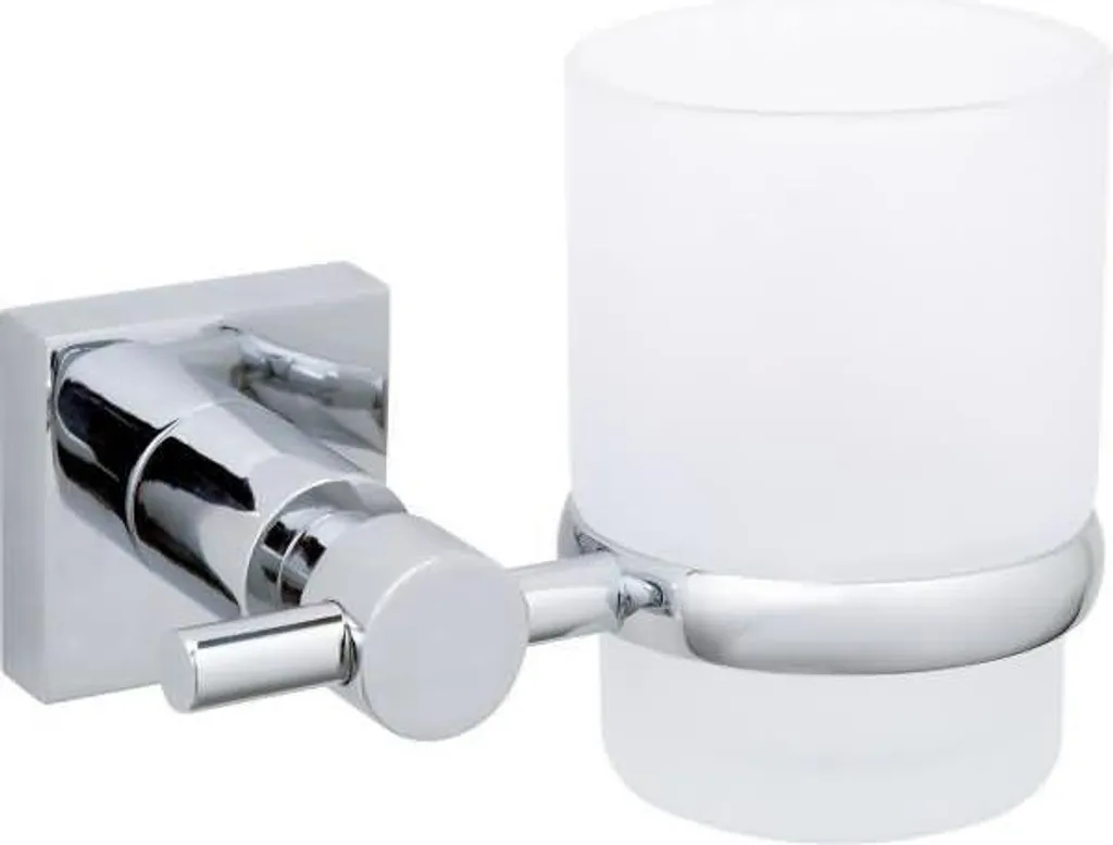 Portaspazzolino Hukk Cromato: Accessorio Bagno Adesivo Senza Fori