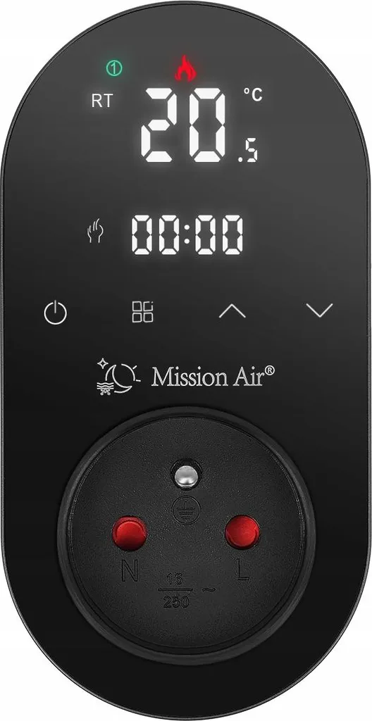 Régulateur de température programmable SMART NEST BLACK écran digital - 4