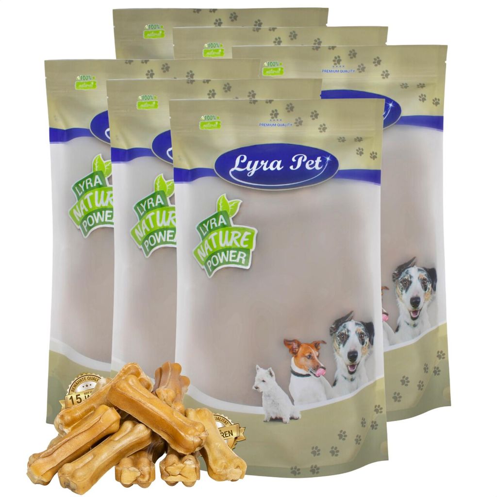 300 Stk. Lyra Pet® Kauknochen ca. 7 cm Produktbild 