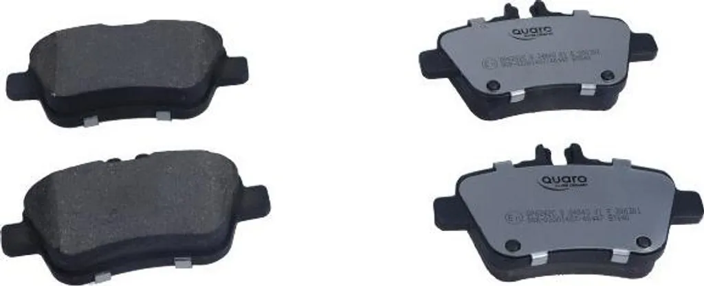 Frein Arrière Quaro Silver Ceramic : Plaquettes Silencieuses W176 X156