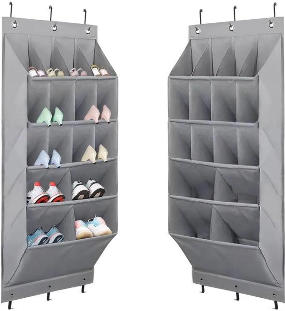 Porte-chaussures automatique en tissu Oxford 600D robuste 111x43x17 cm