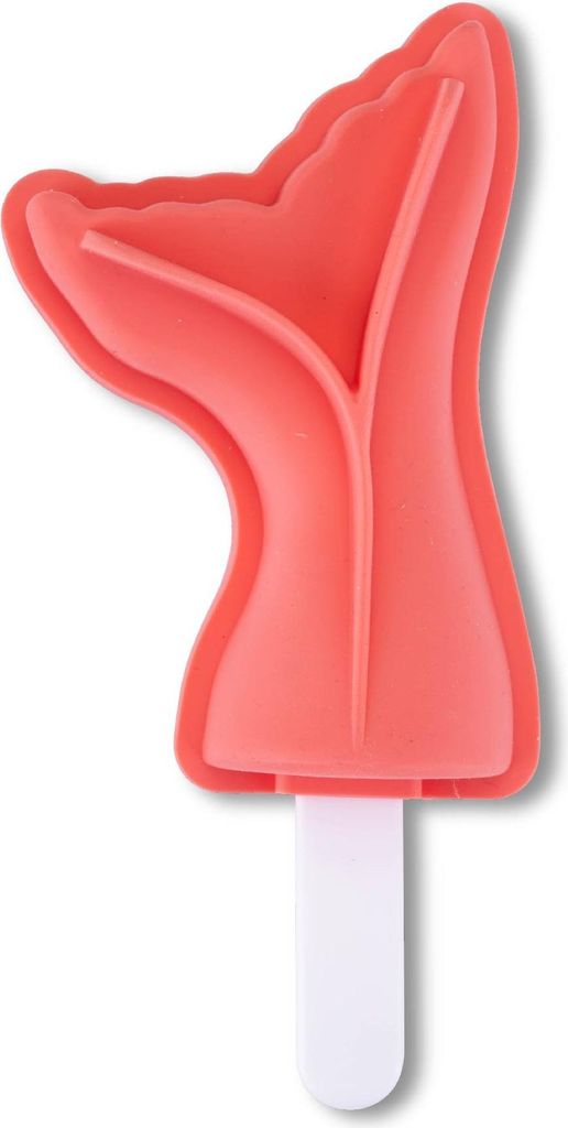 Fackelmann Stieleisform Meerjungfrau Design Perfekt für kreative Eis-Kreationen, sicher und wiederverwendbar, spülmaschinengeeignet, 6,8 x 15 cm