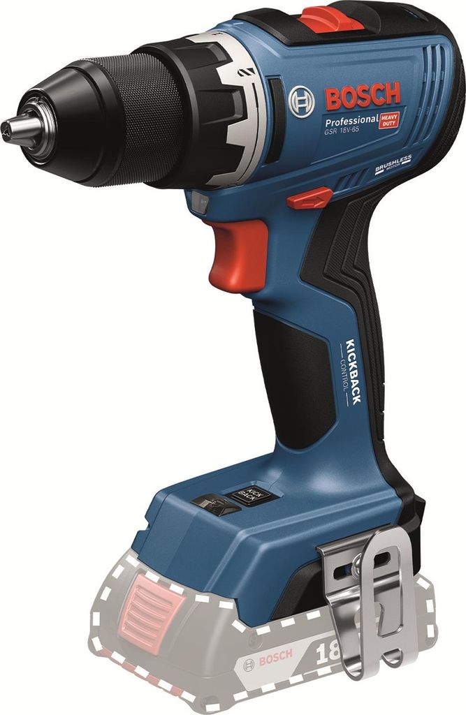A Bosch cordless drill is shown against a white background.