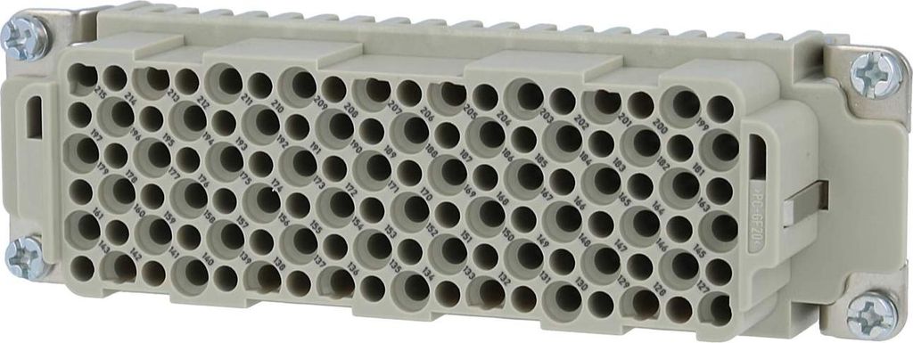 HARTING Han 108DD Buchseneinsatz (F) Crimpanschluss, 108-polig+PE 250V, 10A - 1 Stück