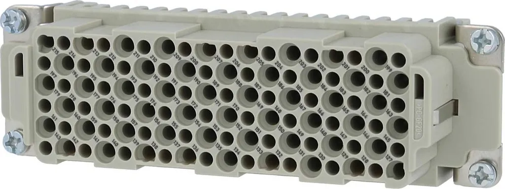 Insert de connecteur HARTING Han 108DD femelle à 108 pôles 10A 250V