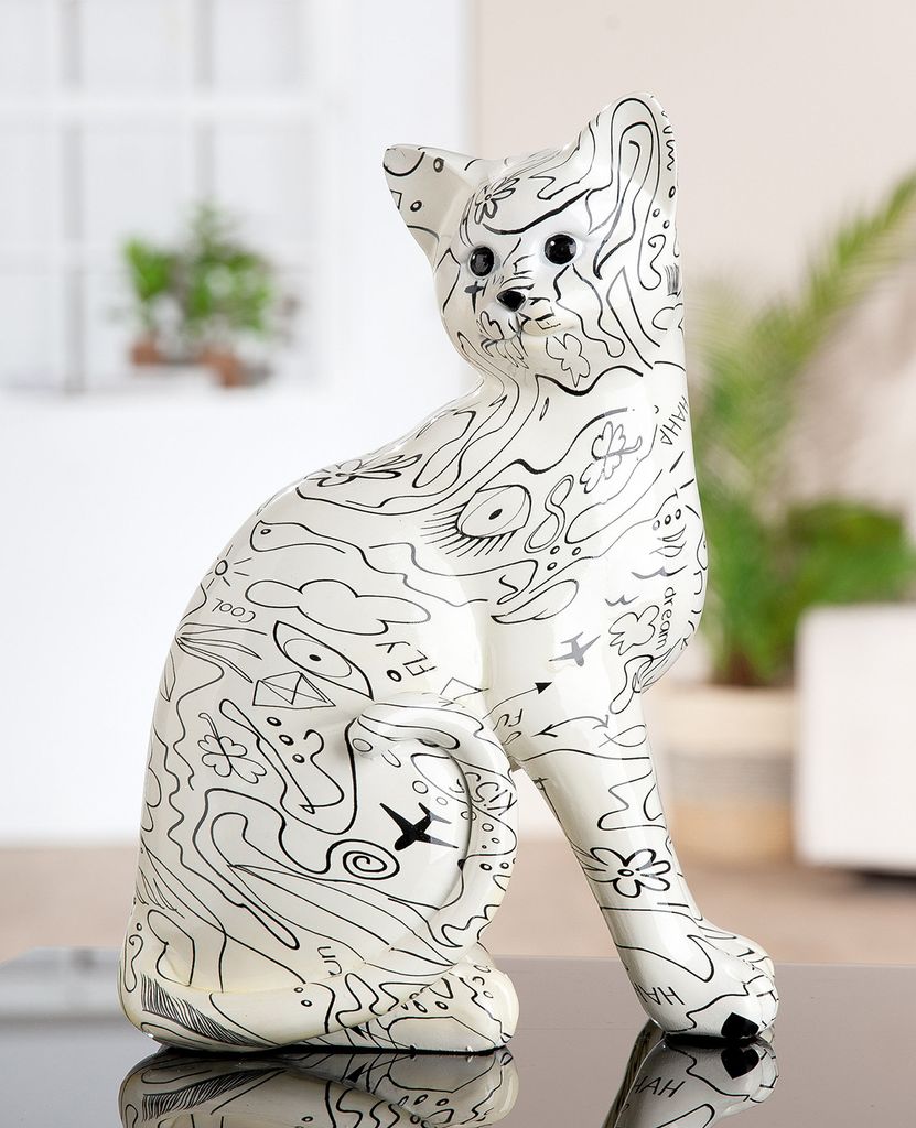 Gilde Figur, mačka, moderné umenie, minimalistický dizajn, Obrázok produktu 