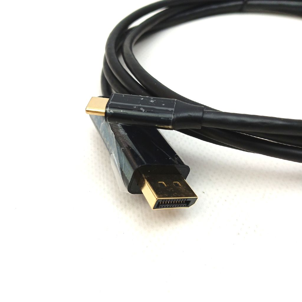 Lanberg CA-CMDP-10CU-0018-BK Videokabel Adapter 1,8 m USB Typ-C DisplayPort Schwarz