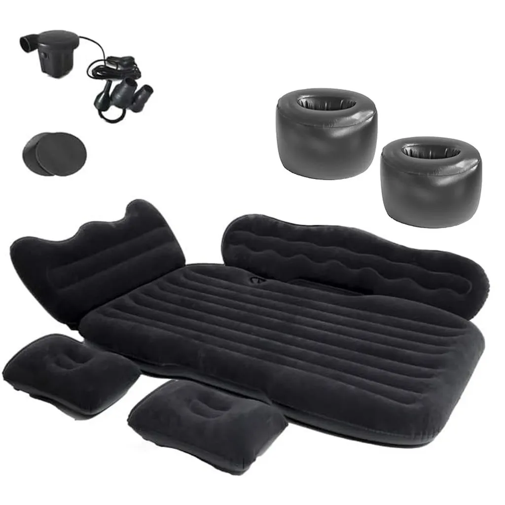 Matelas gonflable voiture SUV pliable lit de voyage arrière 180x130cm