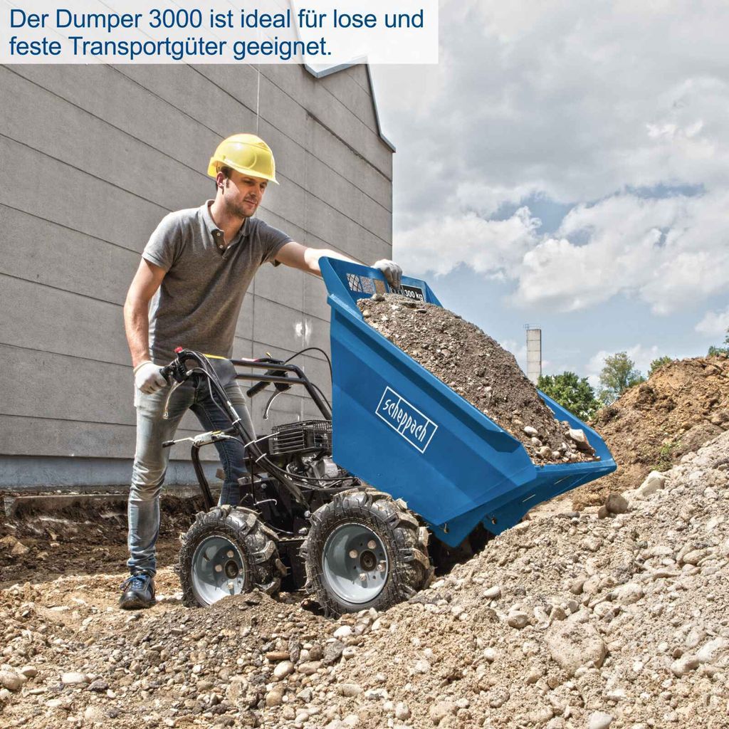 Scheppach DP 3000 kolový přepravník 4x4 s nosností 300 kg a Obrázek produktu 9