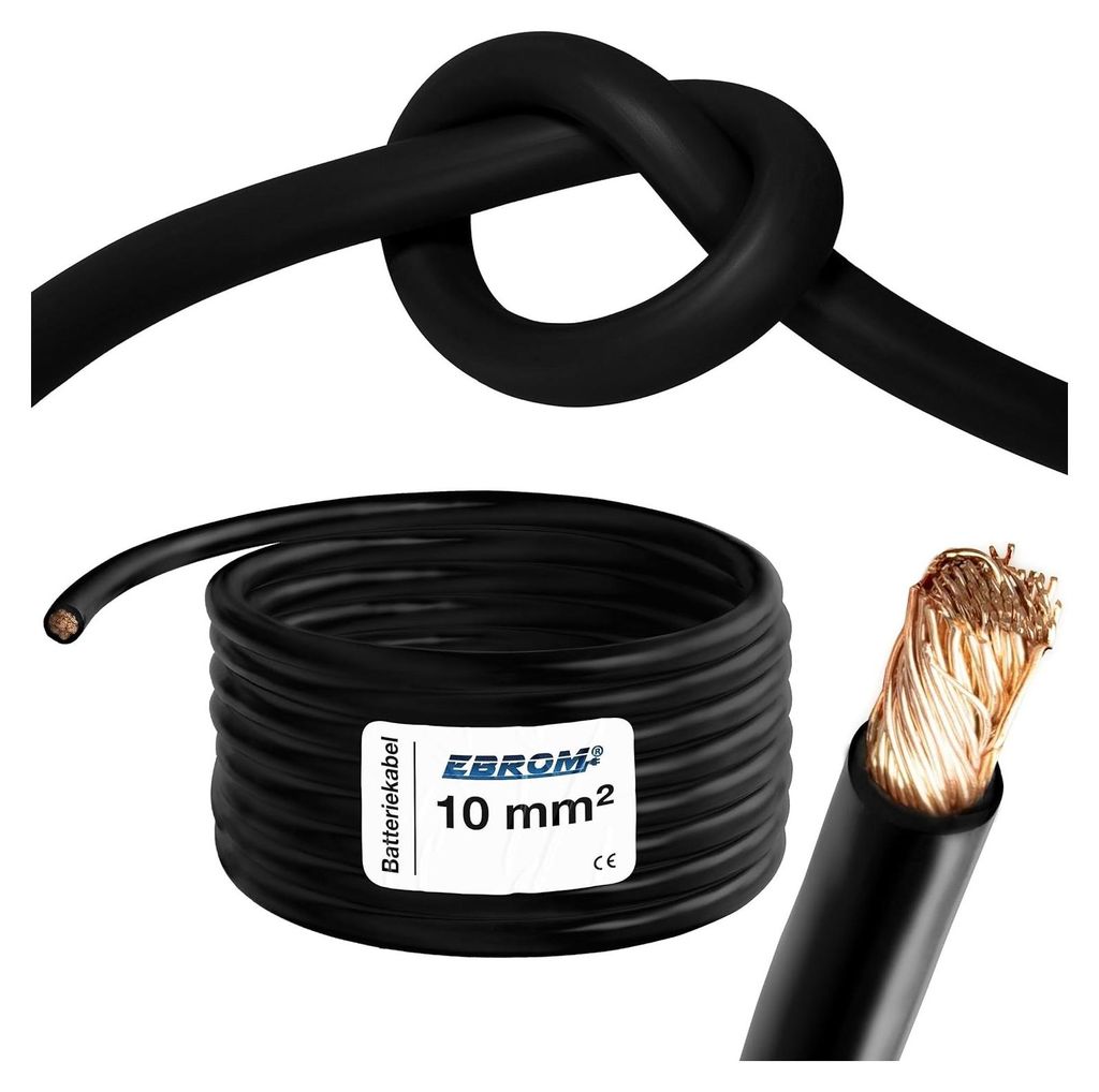 EBROM Batteriekabel hochflexibel Hi-Flex (Hi Flex) 10mm2 Produktbild 